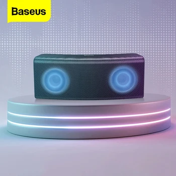 

Baseus Portable Bluetooth Speaker 5.0 Outdoor Wireless Speakers 3D Stereo Sound System Music Surround Loudspeaker Support TF AUX