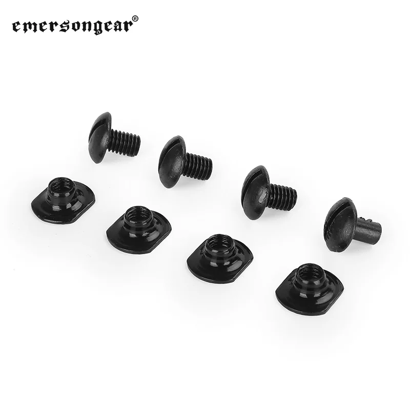 Emersongear Tactical Helmet Screw Set 4PCS Gear For FAST Helmet Shooting Paintball Airsoft Hiking Hunting Training Sport Cycling
