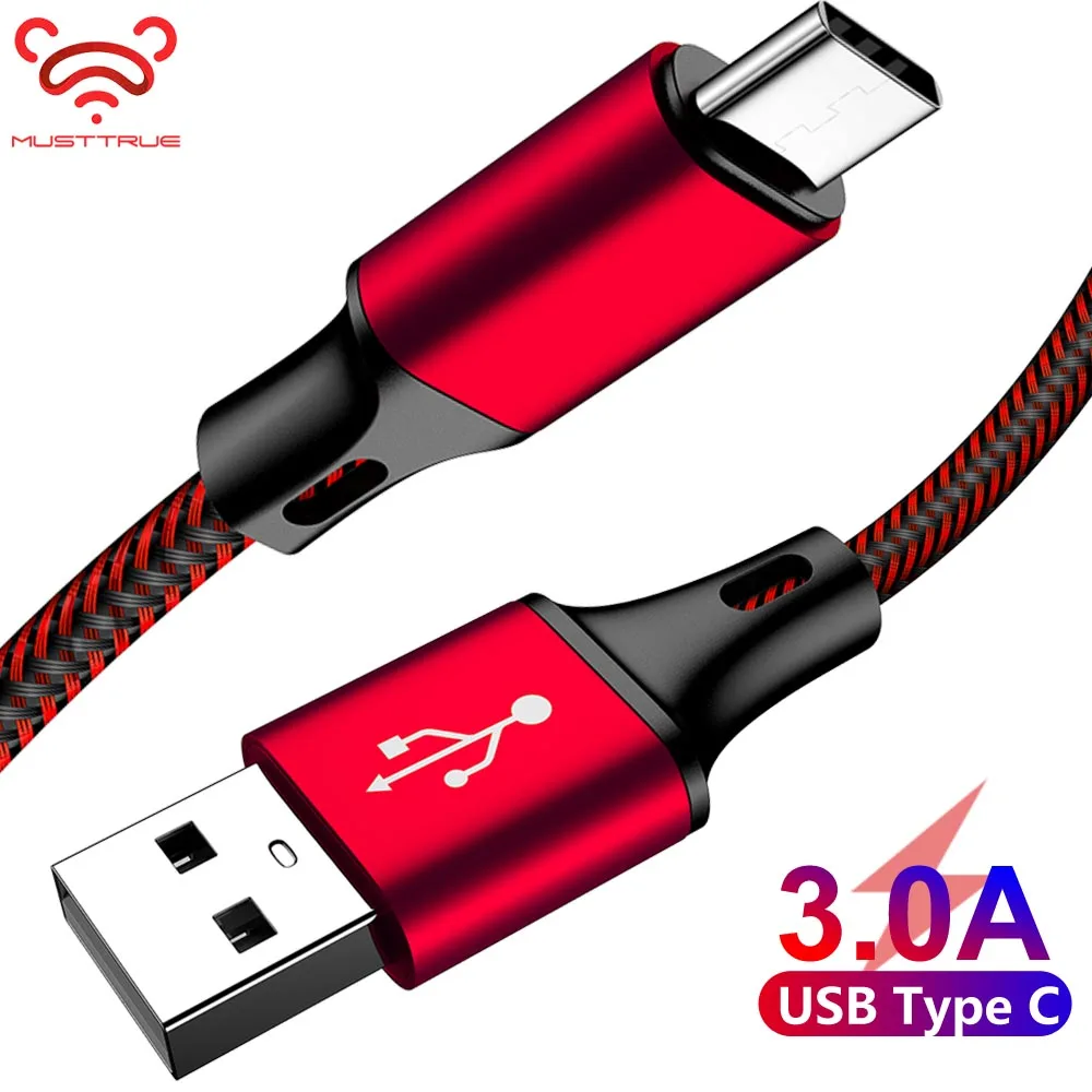 USB C кабель 3A Type для Xiaomi Mi 8 9 lite Быстрая зарядка Быстрый зарядный Samsung S9 S8 Note Android