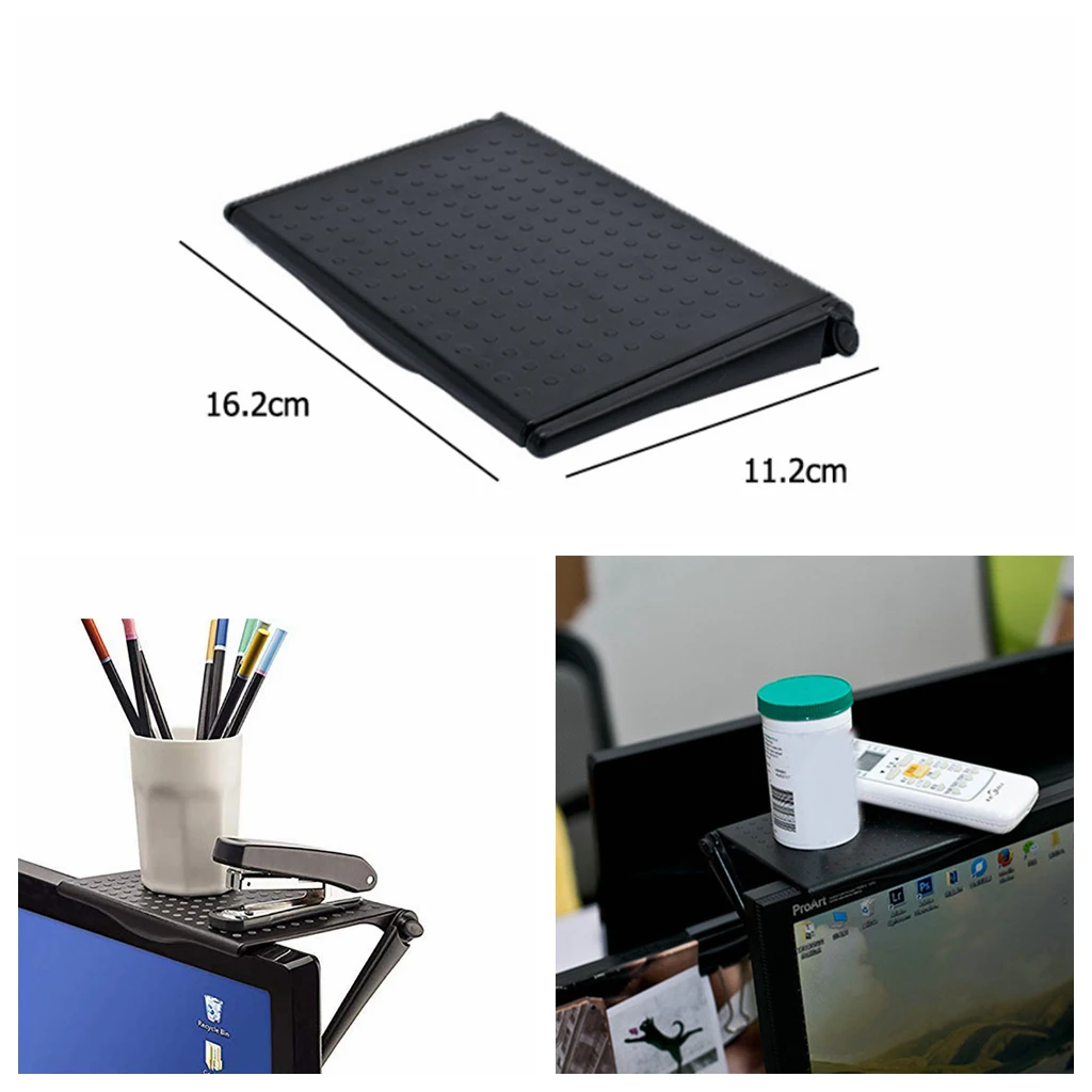 TV Top Shelf Panel Mount for Streaming Devices Media Boxes Speakers and Home Decor Adjustable Screen Top Shelf