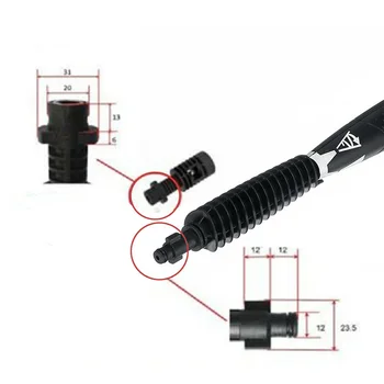 

ABS 4 In 1 Adjustable Pressure Washer Lance Extension Sprayer Nozzle Extend Connector For Karcher K-series K2 K3 K4 K5 K6 K7
