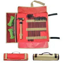 Camping Tool Storage Bag Tent Canopy Camping Nail Hammer Tool Bag Simple Portable Oxford Cloth Storage Bag 62.5Cmx44Cm