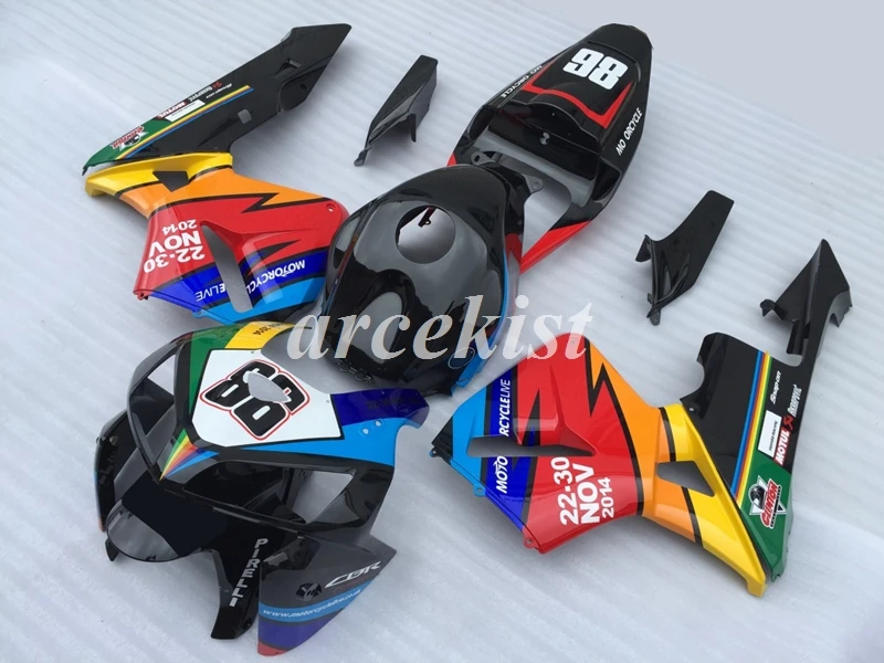 Литьевая Форма ABS мотоцикл Полный обтекатели комплект подходит для CBR600RR cbr600 600rr F5 2005 2006 05 06 набор тела крутой стиль