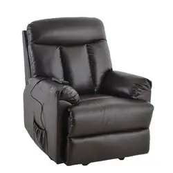 Подъемное кресло и мощное кресло из искусственной кожи для гостиной, сверхмощный откидной механизм, удобное кресло для отдыха