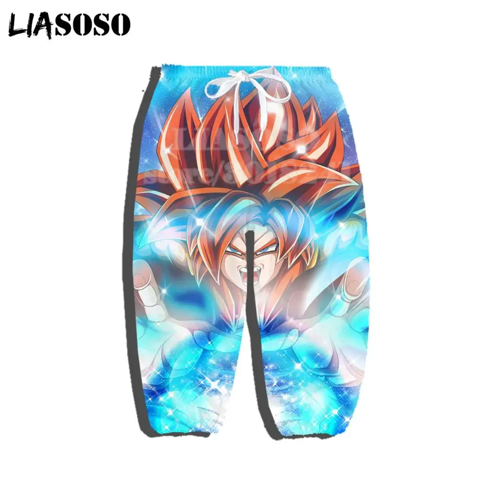 LIASOSO/Детская толстовка с Гоку для подростков и сына, футболка с 3D принтом Dragon Ball Z, детский топ, пуловер с круглым вырезом для мальчиков и девочек, толстовки для малышей, B157-33 - Цвет: 4
