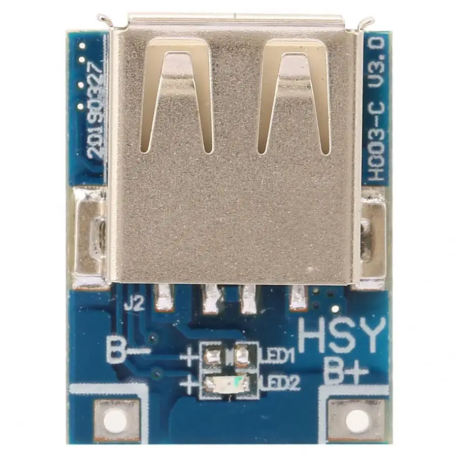10 шт 5V 1A USB Батарея заряда-разряда резервная плата для повышения напряжения модуль