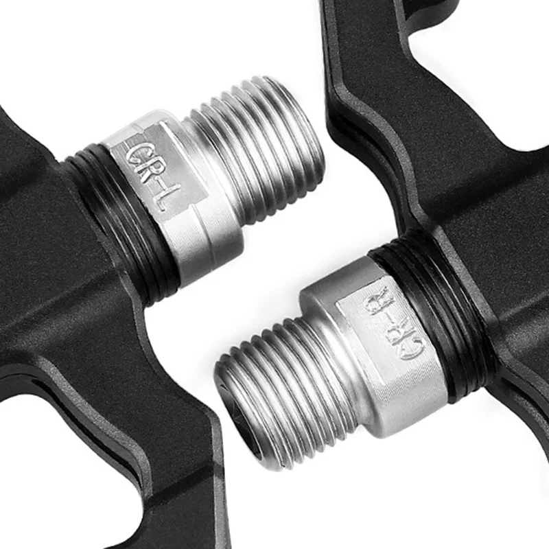 CXWXC 1 Pair Bicycle Pedals Road Mountain Bike Large Pedaling Area 10.2*1.7cm Nylon+ Steel uniform force Pedals