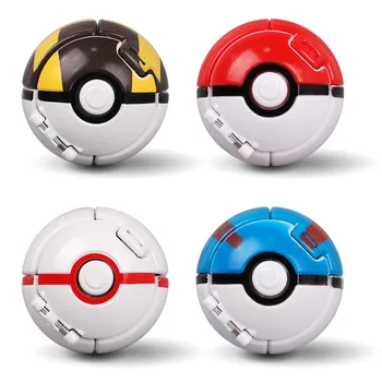 

Anime Pokemon Ball Pikachu Pocket Monsters Cosplay Pop-up Poke Ball Pikachu Fennekin Chespin Froakie Kids Cartoon Toys Props