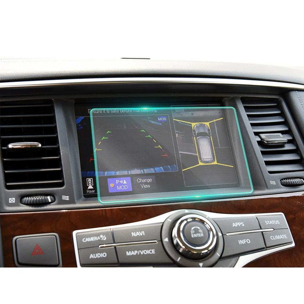 

Для Infiniti QX80 2013-2018 Автомобильный мультимедийный видео GPS-навигатор с ЖК-экраном защитная пленка из закаленного стекла аксессуар для защиты от царапин