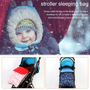 

Baby Sleeping Bag Universal Bunting Bag Stroller Foot Cover Thickening Foot Cover Baby Stroller Sleeping Bag