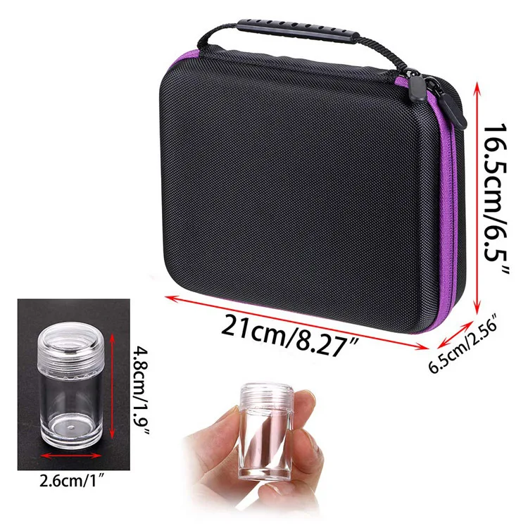 

5D Diamond Painting Storage Box 60-Slot Diamond Painting Accessories Tools Jewelry Bead Storage Jar Ring Sparkling rhinestones