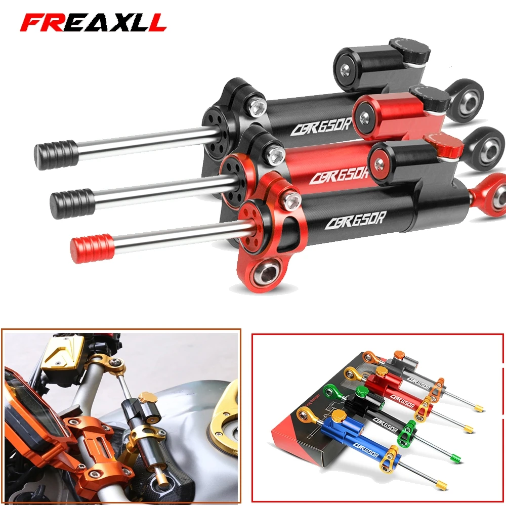 

For HONDA CBR 650R CBR650R 2019 2020 Moto CNC Motorcycle Steering Damper Stabilizer Linear Reversed Safety Control Over