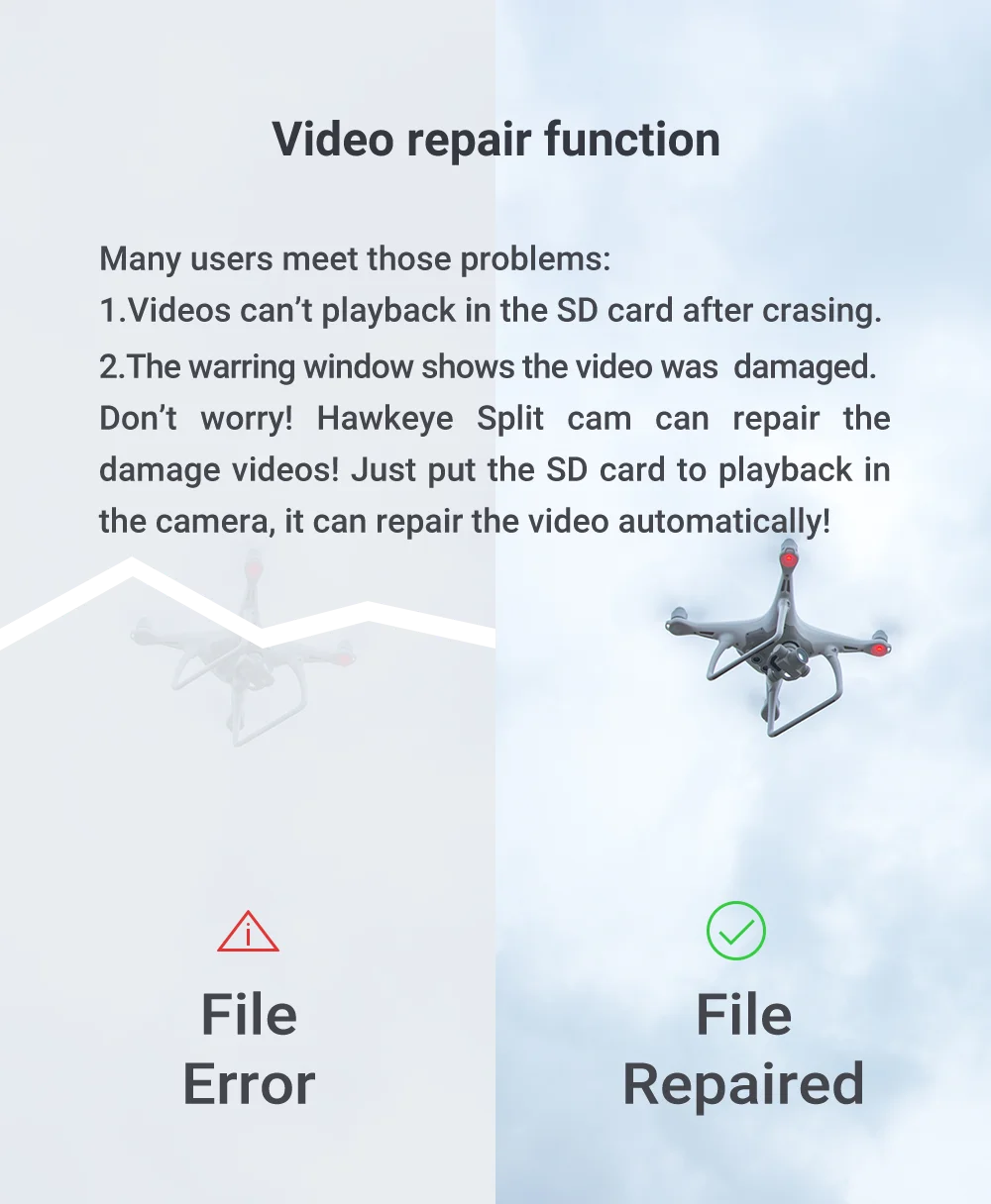 Предпродажа Hawkeye Светлячок Сплит Мини версия 4K 160 градусов HD Запись DVR FPV камера WDR 19x19 мм мини-камера для радиоуправляемого дрона запчасти