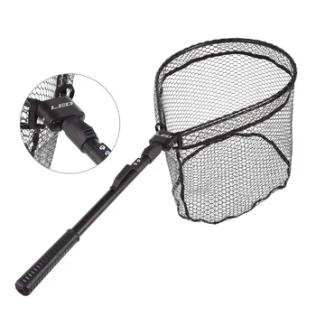 

Portable Aluminum Alloy Round Folding Fishing Net Fly Hand Dip Casting Net Fishing Tackle Poratable Landing Net