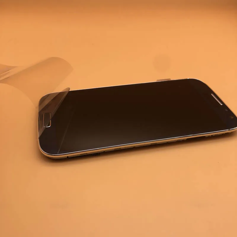 ЖК дисплей для SAMSUNG Galaxy S4 дигитайзер сенсорного экрана с рамкой 5 0 дюйма i9500 i9505 i9506