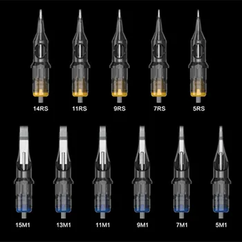 

Tattoo Cartridge Needle 20PCS RS/M1Professional Disposable Semi-Permanent Eyebrow Lip Makeup Needles For Tattoo Machine Pen