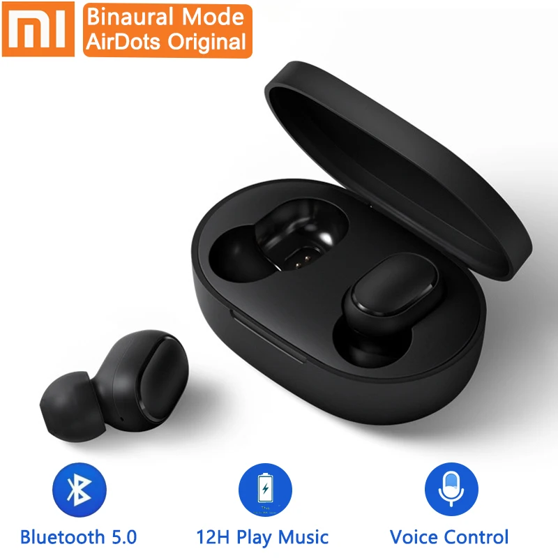 Skup Xiao mi Red mi AirDots słuchawki bluetooth mi ni True mi bezprzewodowe słuchawki Bluetooth 5.0 DSP aktywne słuchawki z redukcją szumów