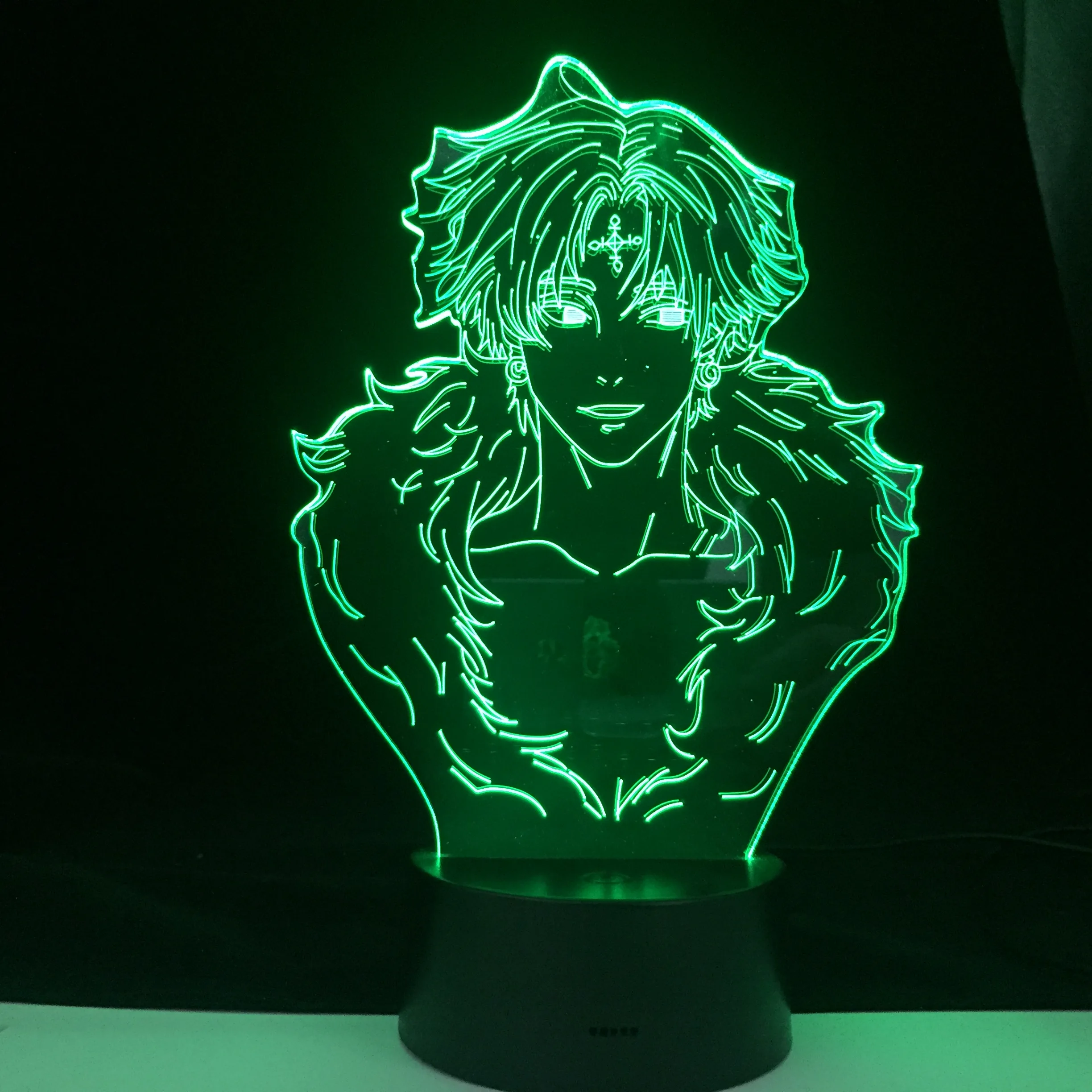 KURORO RUSIRUHERU Hunter X изображение персонажа крутой 3d светодиодный ночник для