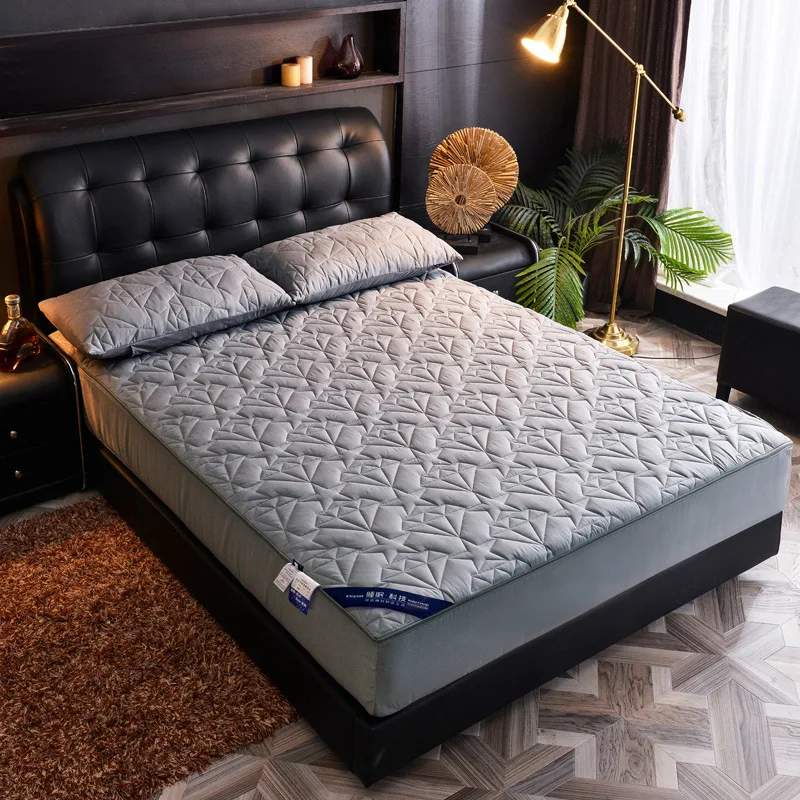 

180x200cm 100% Cotton Brushed Fabric Mattress Protector Bed Sheet Anti Mite Matress Protector Couvre Lit Mattress Bed Cover 1PC