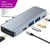 5 in 1 Computer usb hub for macbook air pro Apple laptops docking station  macbook air accessories  usb c to hdmi card reader