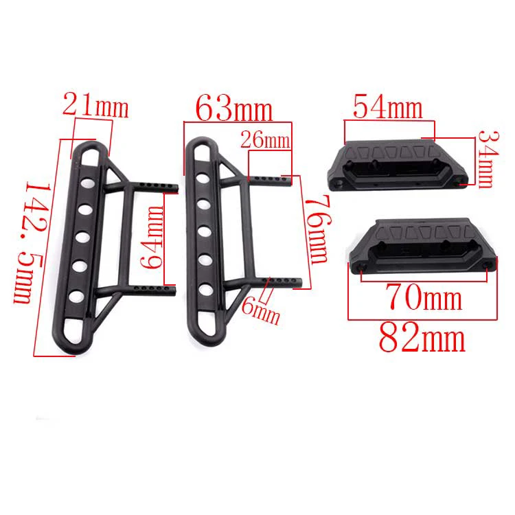 RC R86143 Chassis Footboard Fit RGT 1/10 Cruiser Crawler EX 86100 EX86100PRO