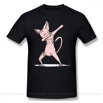 

one yona Sphynx Cat T Shirt Funny Dabbing Sphynx Cat T-Shirt Fashion 100 Cotton Tee Shirt Awesome Men Graphic 5x Short-Sleeve