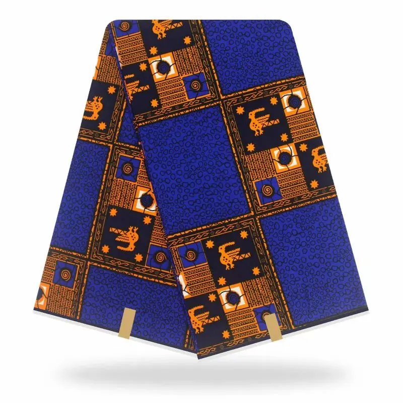 ESEWING Lastest Анкара ткань, Африканский воск печати ткань хлопок 6 ярдов для шитья восковое платье Гана Нигерия воск ткань 1909061 - Цвет: 9