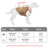 Tactical Dog Harness Military No Pull Pet Harness Vest For Medium Large Dogs Training Hiking Molle Dog Harness With Pouches 6