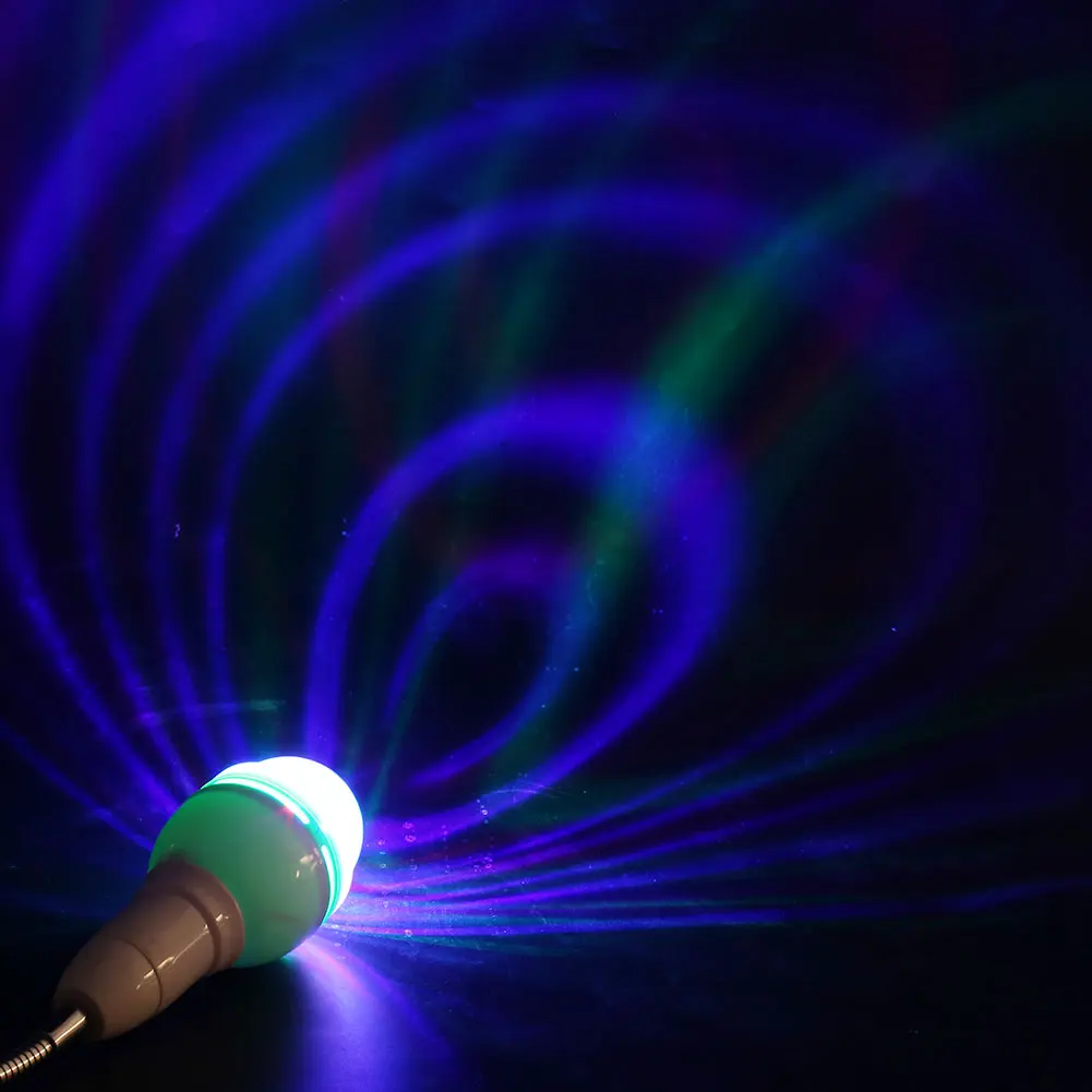 Лампа для сценического прожектора KTV танцевальный Вращающийся RGB красочный свет универсальная атмосферная лампа