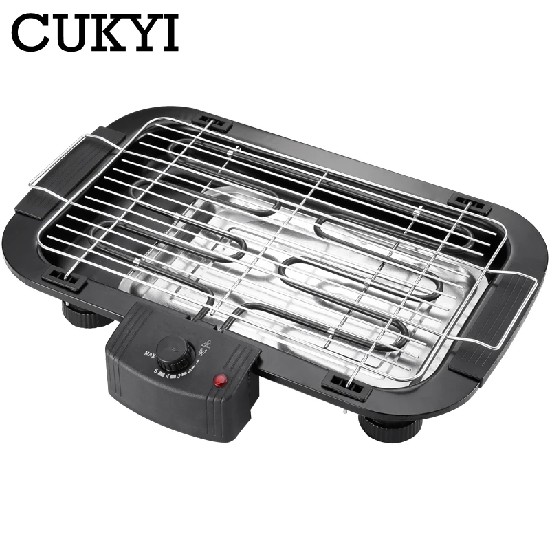 Smokeless Electric grill Firepower adjustable Washable Household Picnic Barbecue Machine Thermostatic Stainless steel Bakeware 3