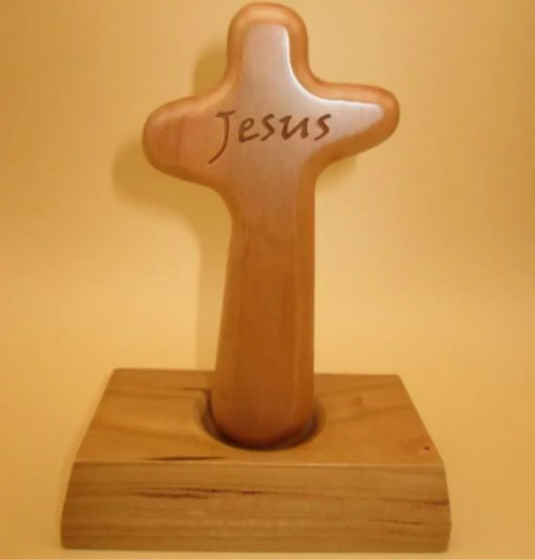 1 шт. христианские подарки из цельного дерева крест украшение христианский Иисус
