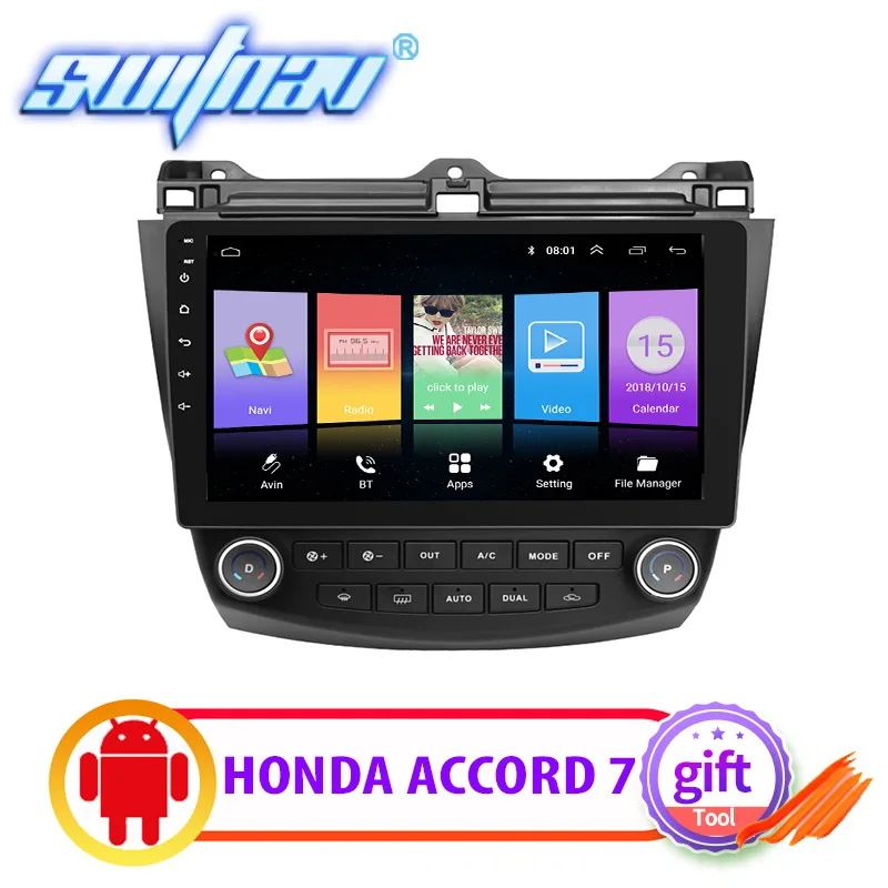 Автомобильный DVD проигрыватель для HONDA ACCORD 7 с системой Android 8 1|Мультимедиаплеер