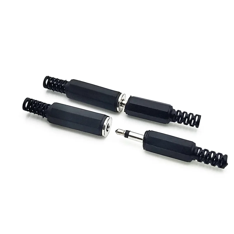 Electrical Connectors 5 Kit 3.5mm Male Headphone Repair Headphone Audio Plug Female Jack Connector
