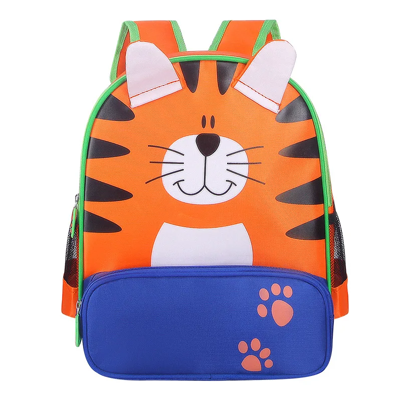 Аксессуары для малышей, рюкзак для маленьких мальчиков и девочек с 3D рисунком животных, школьная сумка, рюкзак