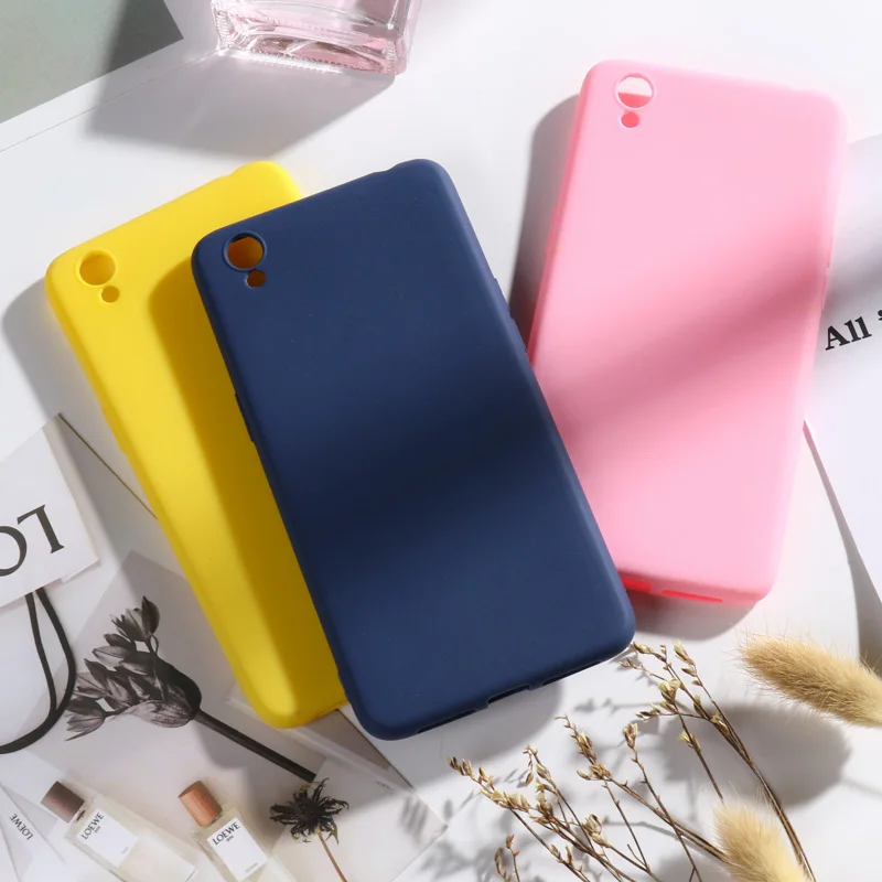

For Oppo A37 Case Cover 5.0" Candy Color Soft Tpu Back Cover Coque For Oppo A37 A 37 A37M A37F Cases OPPOA37 Cover Fundas Sheer