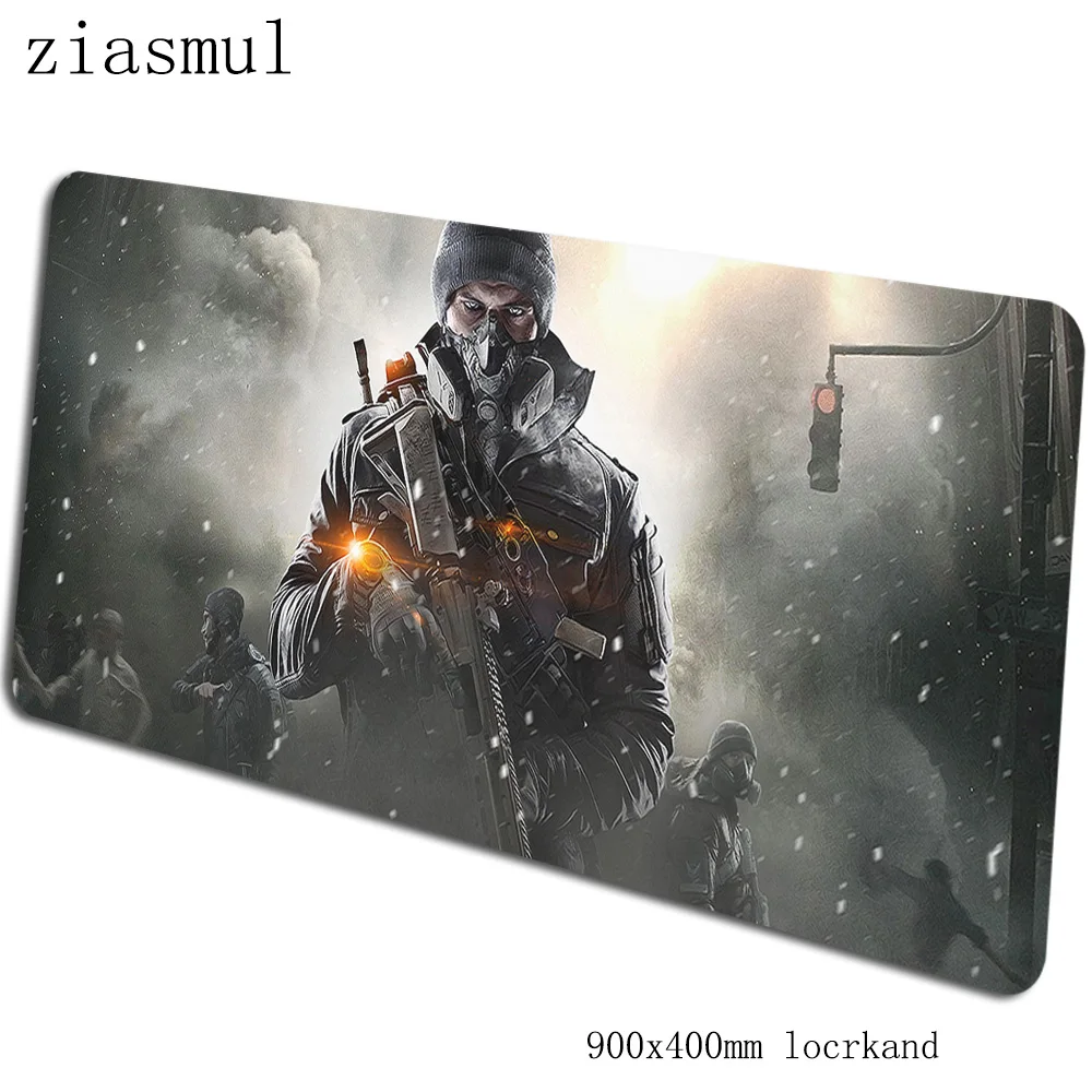 Tom clancy's the division Коврик Для Мыши Компьютерный геймер Коврик для мыши 900x400x3 мм Большой Коврик Для Мыши Эргономичный гаджет офисный стол коврики - Цвет: pattern 6