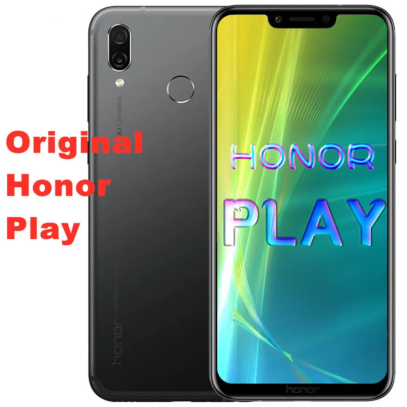 

Stock Original HONOR PLAY 6.3 inch Android 8.1 Smart phone Kirin 970 Octa Core 2340x1080 Quick Charger 9V/2A 16.0MP