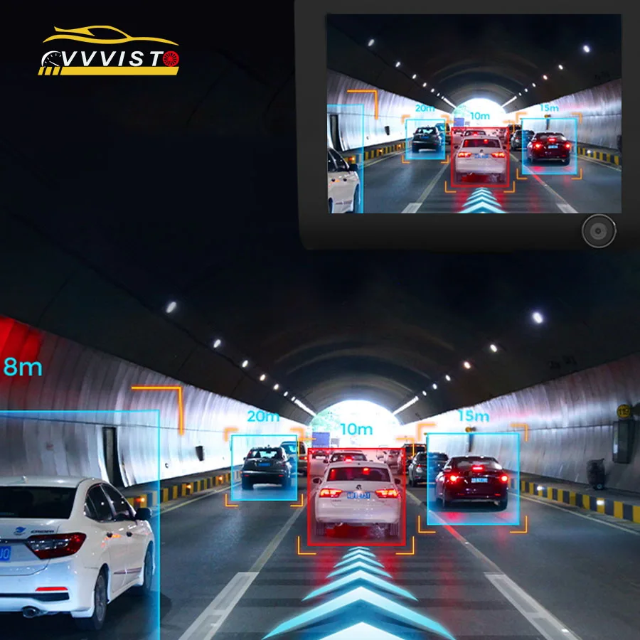 Видеорегистратор VVVIST HD 1080 P, видеорегистратор, камера заднего вида, 3 объектива камеры, видеорегистратор, камера заднего вида, автомобильный видеорегистратор