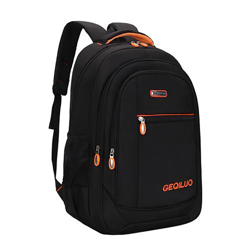 Унисекс Водонепроницаемый Оксфордский рюкзак 15 дюймов рюкзаки для ноутбука повседневные дорожные школьные сумки для мальчиков и девочек большая вместительность горячая распродажа - Цвет: Orange