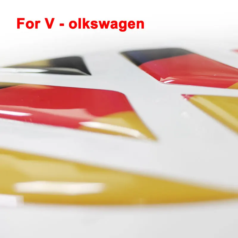 1pcs Car Emblem Sticker Automotive Goods Sticker Gadgets for Volkswagens VWs CC Polo T5 6R Golf 7 6 5 4 MK7 MK5 Passat B6 Touran