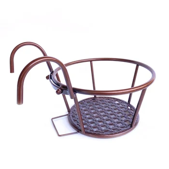 

Removable Balcony Rail Flower Pot Holder Railing Potted Plant Rack Hanging Flower Pot Shelf Stand 66CY