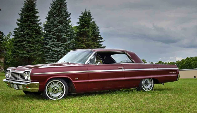 Nuevo 1/24 специальный металлический fundido a presión IMPALA SS Винтаж coche de escritorio colección de juguetes modelo para nivienos