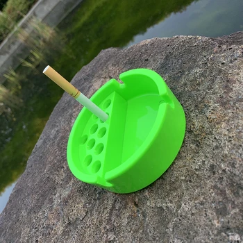 

Honeypuff ABS Plastic Cigarette Cup Ashtray Ash Holder Snuff With 10pcs Cigarette Storage Hole Car smoke Ash Holder