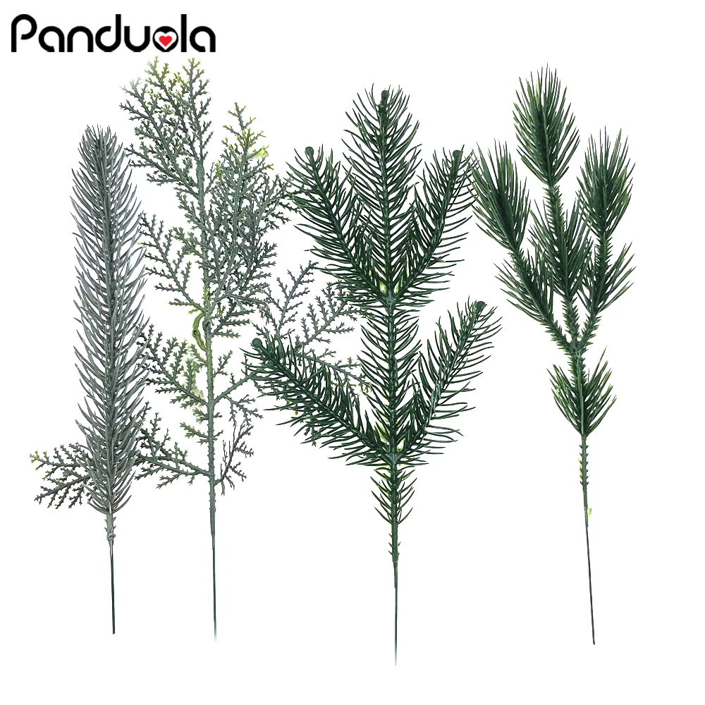 

Artificial Pine needles Decoration Christmas Tree Branches Simulation Leaves for Home Wedding Party Decor Christmas DIY plant