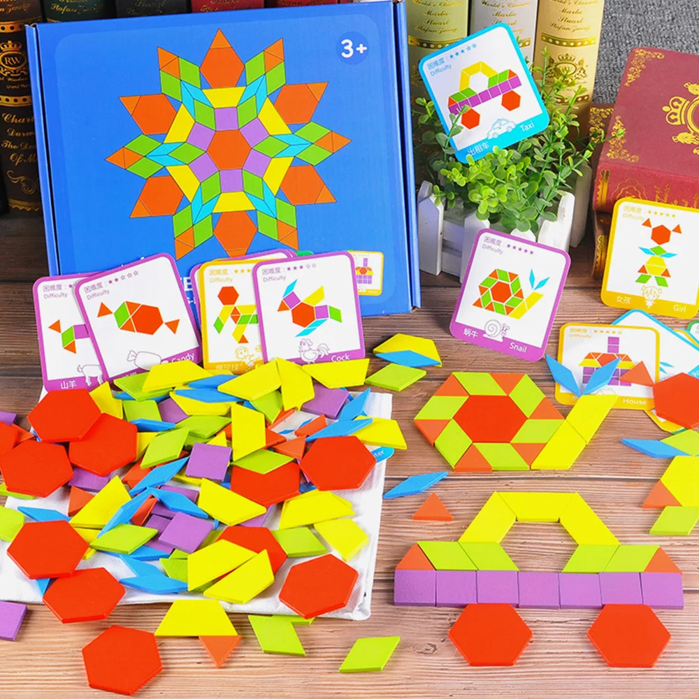 155 шт креативные головоломки обучающие игры игрушки для детская головоломка обучающий пазл детские развивающие деревянные игрушки для мальчиков и девочек