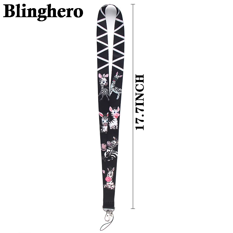 Жираф пчела совы животное ремешок на шею для ключа ID карты мобильного телефона