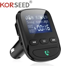 Car Bluetooth 5.0 FM Transmitter Wireless Handsfree Audio Receiver MP3 Player USB Quick Charge 3.0 Fast Charging Car Accessories