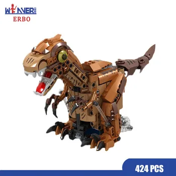 

ERBO 424pcs Building Blocks Electric Dinosaur Series Tyrannosaurus Rex Toy Model DIY Technic Blocks Children's Toys Gift