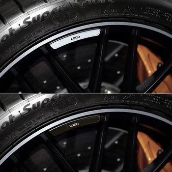 

4pcs 3D Metal Wheel Sticker Trim for ////AMG Mercedes Benz W212 W204 W205 W176 W221 W220 W213 W202 GLA CLA CLS AMG Rims Sticker