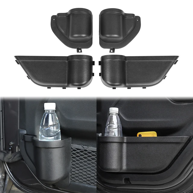 US $14.66 Car Rear Side Door Storage Box Tray for 2018 2019 Jeep Wrangler JL JLU Sports Rubicon 2020 Gladiato